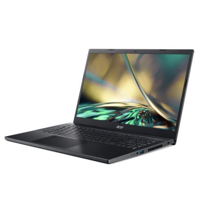 Лаптоп Acer Aspire 7 Performance, A715-76G-531Q, i5-12450H (up to 4.4GHz, 12MB), 15.6" FHD IPS, 8GB DDR4 3200 (1 slot), 512GB NVMe SSD, RTX 3050 4GB GDDR6, Wi-Fi AX+BT5.2, FP, HD Cam + Mic, KB Backlight, No OS, Black+ZTE A51 4G, Blue