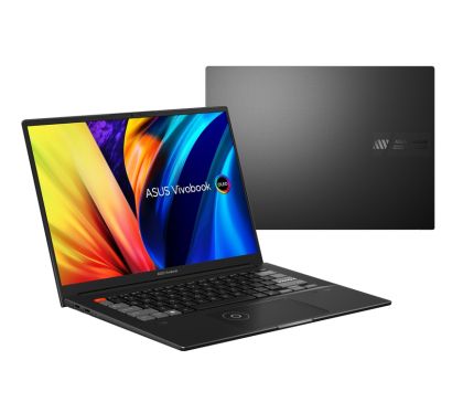 Лаптоп Asus Vivobook X Flip OLED N7401ZE-OLED-M731X,Intel Core i7-12700H 3.5 Ghz, (8M Cache, up to 4.7 GHz), 14.5``OLED ,2.8K (2880x1800)GL 120 Hz , DDR5 16GB, NVIDIA GeForce RTX 3050Ti 4GB GDDR6,1TB SSD, Windows 11 Pro, Grey+ZTE A51 4G, Blue