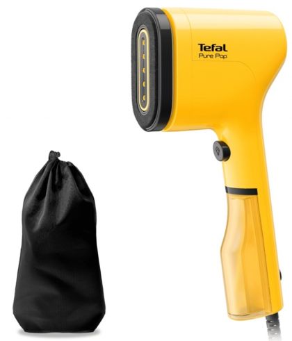 Уред за гладене с пара Tefal DT2026E1 pure pop, yellow, 1300W, up to 20g/min, 15min heat-up, 70ml water tank, auto-off, revertible pad