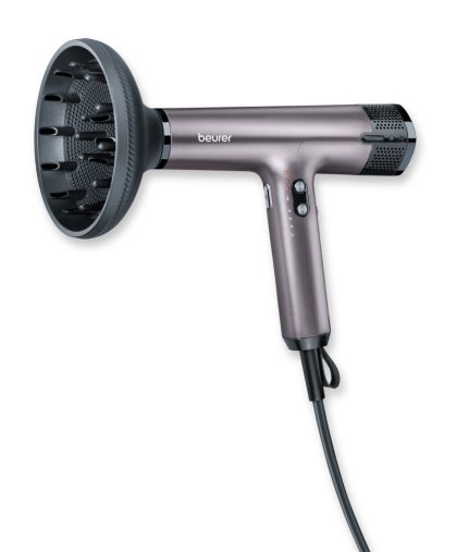 Сешоар Beurer HC 100 Excellence Hair dryer, ECO technology, lightweight and ergonomic, Slim, magnetic nozzle and diffuser, Ion function, 4 temperature and blower settings, Integrated memory function