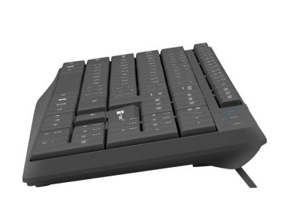 Комплект Natec Set 2 in 1 Keyboard Black Squid + Mouse Wireless US Layout