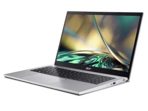 Лаптоп Acer Aspire 3, A315-59-39M9, Core i3 1215U, (up to 4.40Ghz, 10MB), 15.6" FHD (1920x1080) IPS SlimBezel AG, 1*16GB DDR4, 512GB SSD PCIe, Intel UMA Graphics,Cam&Mic, 802.11ac + BT, No OS, Silver+Acer Wireless Slim Mouse M502 WWCB, Mist green (Retail 