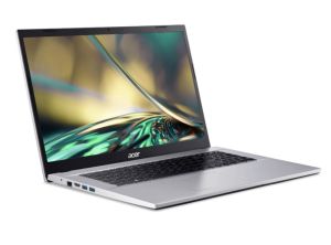 Лаптоп Acer Aspire 3, A317-54-32TL, Core i3 1215U, (up to 4.40Ghz, 10MB), 17.3" FHD (1920x1080) IPS SlimBezel AG, 1*8GB DDR4, 512GB SSD PCIe, Intel UMA Graphics,Cam&Mic, 802.11ac + BT, No OS, Silver+Acer Wireless Slim Mouse M502 WWCB, Mist green (Retail p