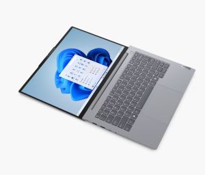 Лаптоп Lenovo ThinkBook 14 G7 Intel Core Ultra 5 125U (up to 4.3GHz, 12MB), 16GB DDR5-5600, 512GB SSD, 14" WUXGA (1920x1200) IPS AG, Intel Graphics, 1080p&IR Cam, Backlit KB, 3 cell, WLAN, BT, FPR, Win11Pro, 3Y CCI