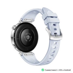 Часовник Huawei Watch GT5 Jana-B19FC, 1.32", Amoled 466x466 PPI 352, , BT5.2 BLE/BR/EDR, 5ATM, 524mAh, Screenshot sharing, support message input, message notifications, Battery life up to 7 days,Compatible with iOS and Android devices, Blue Fluoroelastome