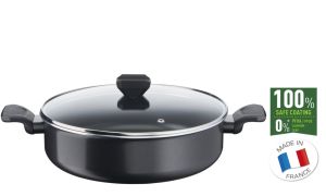 Тиган Tefal B5677253, Simply Clean Shallowpan 28 with lid