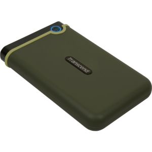 Твърд диск Transcend 2TB, 2.5" Portable HDD, StoreJet M3, Military Green, Slim