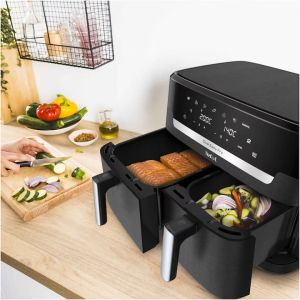 Уред за здравословно готвене Tefal EY9428E0 Dual Easy Fry Xxl Blk Eu