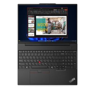 Лаптоп Lenovo ThinkPad E16 G2 AMD Ryzen 7 7735HS (up to 4.75GHz, 16MB), 32GB(16+16)DDR5-4800, 1TB SSD, 16" WUXGA (1920x1200) IPS AG, AMD Radeon  680M, FHD&IR Cam, Backlit KB, Black, WLAN, BT, 3cell, FPR, DOS, 3Y Onsite