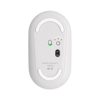 Мишка Logitech Pebble Mouse 2 M350s - TONAL WHITE - BT - N/A - EMEA-808 - DONGLELESS