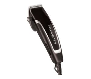 Машинка за подстригване Rowenta TN1603F0, Hair clipper Driver Black, Professional blade AC motor, 4 combs (3,6,9,13mm), scissors, comb (42mm), cleaning brush & oil, corded