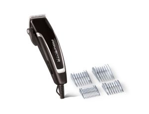 Машинка за подстригване Rowenta TN1603F0, Hair clipper Driver Black, Professional blade AC motor, 4 combs (3,6,9,13mm), scissors, comb (42mm), cleaning brush & oil, corded