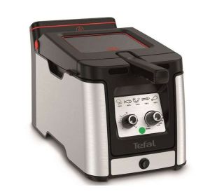 Фритюрник Tefal FR600D10, CLEAR DUO (ODORLESS), 1.2kg (3.5L), 2000W, adjustable temp & timer (30min), removable bowl, cool touch, on/off