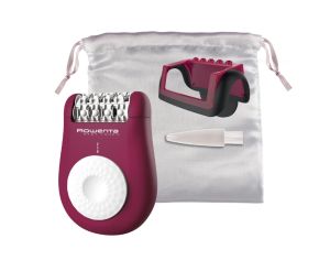 Епилатор Rowenta EP1120F1 Easy Touch DARK Pink,  compact, 2 speeds, cleaning brush, beginner attachment