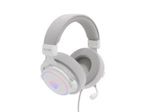 Слушалки Genesis Headset Neon 764 with microphone, RGB illumination, USB, White