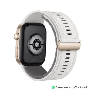 Часовник Huawei Watch D2 LCA-B11, Gold, 1.82" Amoled, Airbag/Strap Size 26mm, Ambulatory 24H Blood Pressure, HR monitoring PPG 6.0, Rotating crown, IP68,  Speaker&Micophone, Dual-band, Battery 524mAh+Huawei FreeBuds SE 2