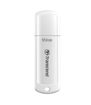 Памет Transcend 512GB, USB3.1, Flash Drive, Capless, White