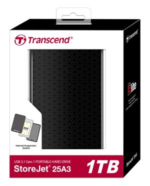 Твърд диск Transcend 1TB StoreJet 2.5