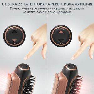 Електрическа четка за коса Rowenta CF9840F0 Dry & Brush 2In1