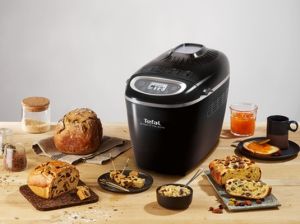 Хлебопекарна Tefal PF611838, Bread Maker, 1600W, Load 750/1000/1500 g, 19 Programs, 3 Levels of firing, black