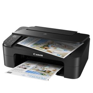 Мастилоструйно многофункционално устройство Canon PIXMA TS3350 All-In-One, Black + Canon Photo Cube and Frame + PP-201 5x5” Photo Paper Plus Glossy II (40 sheets) - Creative Pack, Blue