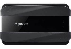 Твърд диск Apacer AC533, 5TB 2.5" SATA HDD USB 3.2 Portable Hard Drive Plastic / Rubber Jet black