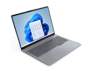 Лаптоп Lenovo ThinkBook 16 G7 Intel Core Ultra 5 125U (up to 4.3GHz, 12MB), 16GB DDR5 5600MHz, 512GB SSD, 16" WUXGA (1920x1200) IPS AG, FHD&IR Cam, Backlit KB, WLAN, BT, Backlit KB, Arctic Grey, FPR, DOS, 3Y CCI