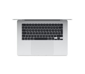 Лаптоп Apple 15-inch MacBook Air: Apple M3 chip with 8-core CPU and 10-core GPU, 16GB, 256GB SSD - Silver