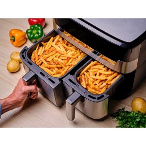 Уред за здравословно готвене Tefal EY905D10 DUAL EASY FRY & GRILL SS EU