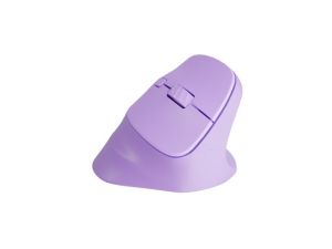 Мишка Natec Vertical Mouse Crake 2 Wireless, 2400DPI Bluetooth 5.2 + 2.4 GHz Pure Lavender