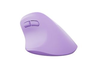 Мишка Natec Vertical Mouse Crake 2 Wireless, 2400DPI Bluetooth 5.2 + 2.4 GHz Pure Lavender