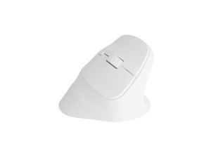 Мишка Natec Vertical Mouse Crake 2 Wireless, 2400DPI Bluetooth 5.2 + 2.4 GHz White