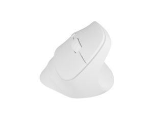 Мишка Natec Vertical Mouse Crake 2 Wireless, 2400DPI Bluetooth 5.2 + 2.4 GHz White