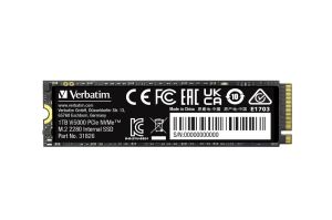 Твърд диск Verbatim Vi5000 Internal PCIe NVMe M.2 SSD 1TB