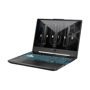 Лаптоп Asus TUF A15 FA506NF-HN009,AMD Ryzen5 7535HS/H (6-core/12-thread,16MB cache, up to 4.5 GHz ),15.6" FHD (1920x1080)144 Hz,16GB DDR5 4800(2*8),512 GB M.2 SSD,RTX 2050 4GB GDDR6,Wi-Fi 6(802.11ax),Backlit Chiclet Keyboard 1-Zone RGB, no OS, Graphite Bl