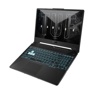 Лаптоп Asus TUF A15 FA506NF-HN009,AMD Ryzen5 7535HS/H (6-core/12-thread,16MB cache, up to 4.5 GHz ),15.6" FHD (1920x1080)144 Hz,16GB DDR5 4800(2*8),512 GB M.2 SSD,RTX 2050 4GB GDDR6,Wi-Fi 6(802.11ax),Backlit Chiclet Keyboard 1-Zone RGB, no OS, Graphite Bl