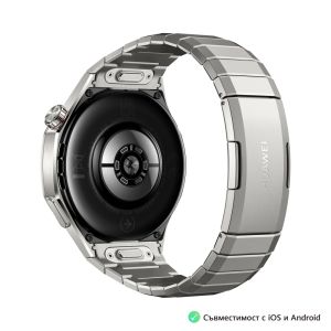 Часовник Huawei Watch GT5 Pro Vili-B29M, 1.43", Amoled, 466x466, PPI 326, BT5.2, BLE/BR/EDR, 524mAh, 40-meter free diving, HUAWEI TruSense System, ECG analysis, Battery life up to 14 days, Compatible with iOS and Android devices, Titanium