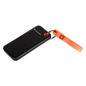 Твърд диск Verbatim Pocket SSD USB 3.2 Gen 2 1TB Black/Orange