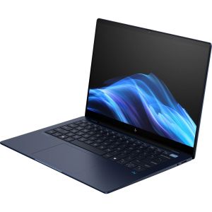 Лаптоп HP Dragonfly G5Q Darker Atmospheric Blue Opaque, Snapdragon X Elite - X1E78100(12x - 3.4GHz), 14" BV 2.2K 400nits Touch, 32GB On board, 1TB PCIe SSD, WiFi 7+BT5.4, Backlit Kbd, 3C Batt, Win 11 Pro, 5Y NBD On Site