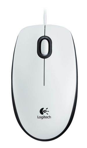 Мишка Logitech Mouse M100 White