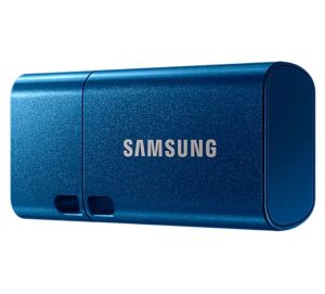 Памет Samsung 256 GB Flash Drive, Read 400 MB/s, USB-C 3.2 Gen 1, Water-proof, Magnet-proof, X-ray-proof, Blue