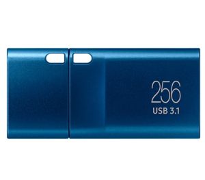 Памет Samsung 256 GB Flash Drive, Read 400 MB/s, USB-C 3.2 Gen 1, Water-proof, Magnet-proof, X-ray-proof, Blue