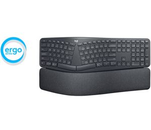 Клавиатура Logitech Wireless Keyboard ERGO K860, US INTL, Central, Graphite