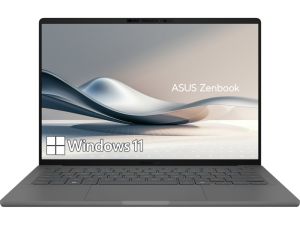 Лаптоп Asus Zenbook UX3407RA-QD026X, Snapdragon X Elite X1E 78 100 3.4GHz (42MB Cache, up to 3.4GHz, 14 " OLED , (1920 x 1200) , 32GB LPDDR5X,1TB SSD, Windows 11 Pro, Iceland Gray