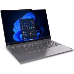 Лаптоп Lenovo ThinkBook 16p G5 Intel Core i7-14650HX (up to 5.2GHz, 30MB), 32GB(16+16) DDR5 5600MHz, 1TB SSD, 16" WQXGA (2560x1600) IPS AG, Color Calibration, Backlit KB, Storm Grey, WLAN, BT, FPR, DOS, 3Y Onsite