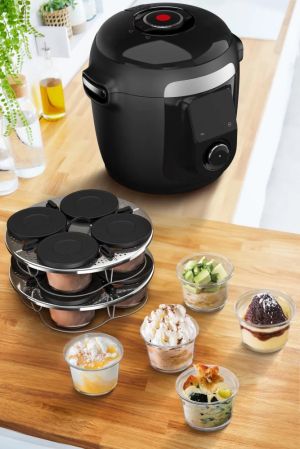 Бурканчета Tefal XA6140E0 8 glass jars with lids for Cook4me