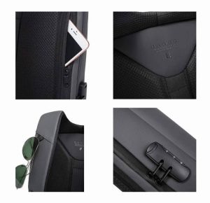Раница за лаптоп BANGE SCALA Grey Stone 3 джоба, 15.6“, 18 л