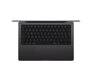 Лаптоп Apple 14-inch MacBook Pro: Apple M4 chip with 10-core CPU and 10-core GPU, 16GB, 512GB SSD - Space Black, BG keyboard