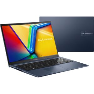 Лаптоп Asus Vivobook, M1502YA-BQ579,AMD Ryzen 7 5825U 2.0GHz (8-core/16-thread, 16MB cache, up to 4.5 GHz ) 15.6 FHD (1920x1080)16GB DDR4 (8 GB on BD),512GB SSD G3,Backlit Chiclet Keyboard ,NO OS,Quiet Blue
