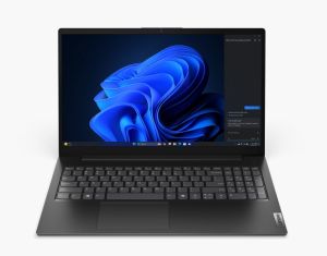 Лаптоп Lenovo V15 G5 IRL Intel Core 3 100U (up to  4.7GHz, 10MB), 8GB DDR5-5200, 256GB SSD, 15.6" FHD (1920x1080) TN, AG, Intel Graphics, HD 720p Cam, WLAN, BT, DOS, 3Y CCI